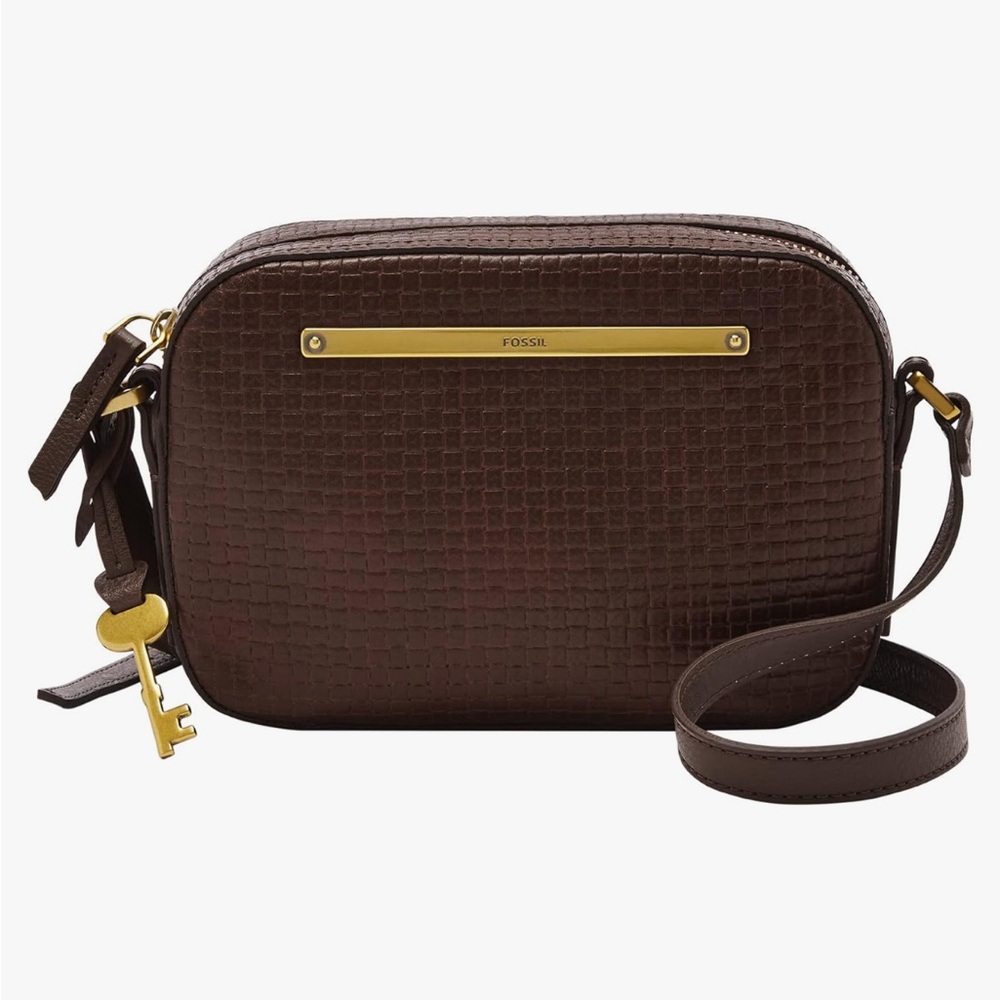 Fossil Liza Camera Crossbody Bag - Espresso